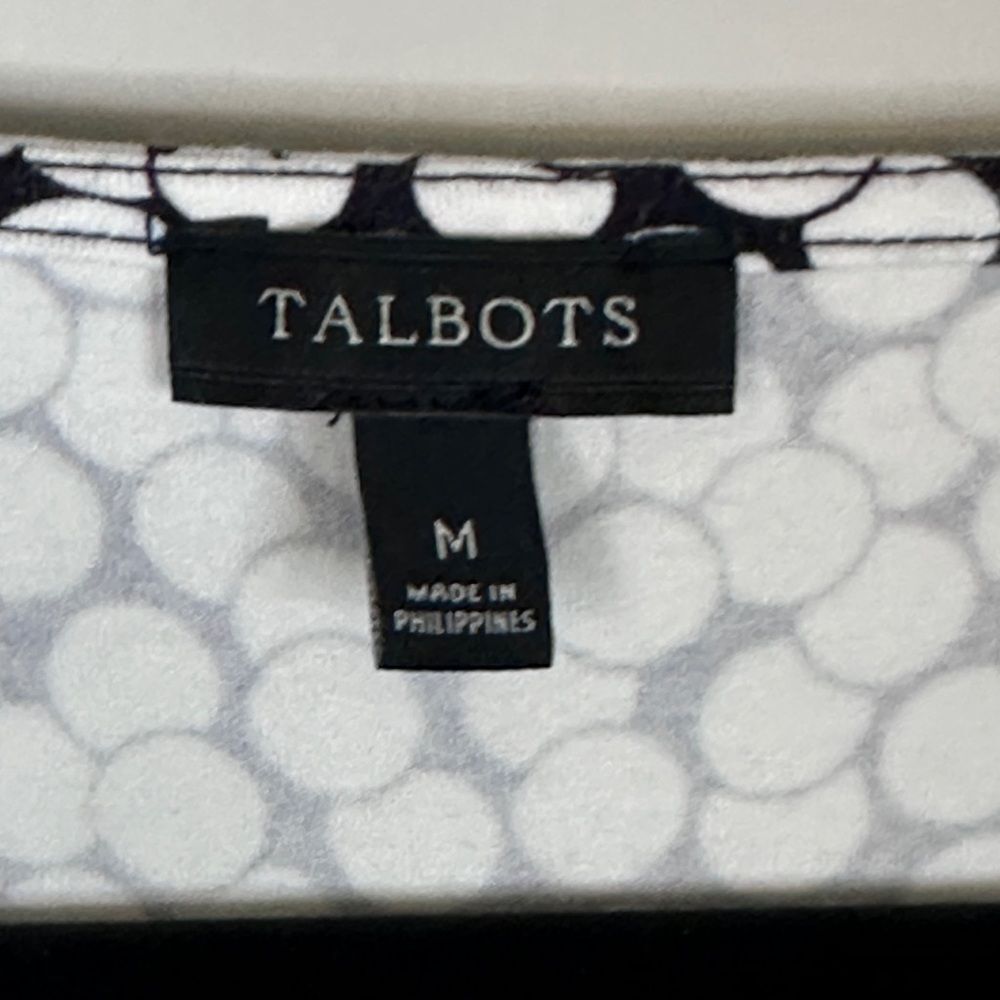 Talbots Cap Sleeve   Size: Medium - Picture 5 of 7